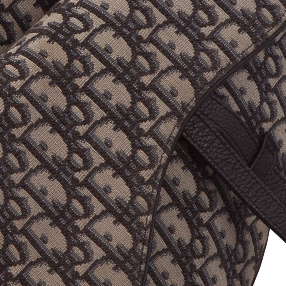 Pre-Loved Dior Oblique Canvas Saddle Crossbody - Picture 8 of 11
